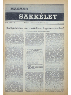 Magyar Sakkélet 1967-1968/24 szám