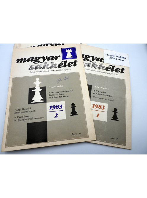 Magyar Sakkélet 1983/12 szám