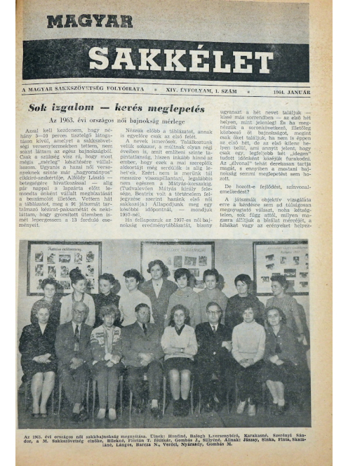 Magyar Sakkélet 1963-1964/24 szám