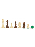 Tournament 6 chess set in wooden box (dark)