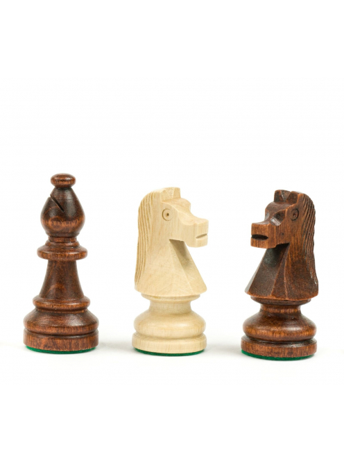 Tournament 6 chess set in wooden box (dark)