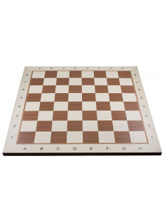 Inlaid wooden chessboard 50 mm (mahogany/maple) - light