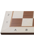 Inlaid wooden chessboard 50 mm (mahogany/maple) - light