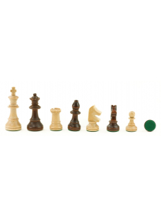   Legnica Tournament Wooden Chess Pieces (mahogany and natural)