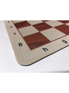 Vinyl neoprene chessboard 56 mm (mahogany and maple colored)