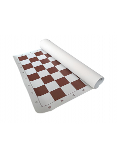 Vinyl chessboard 55 mm (brown)