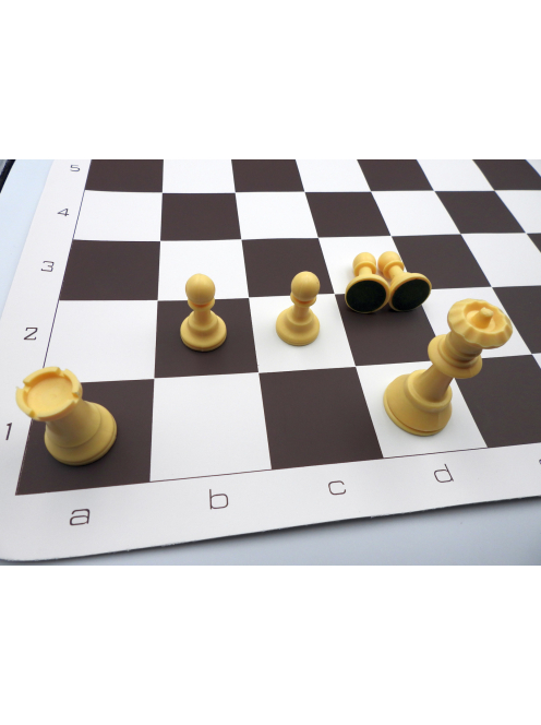 Vinyl chessboard 55 mm (brown)