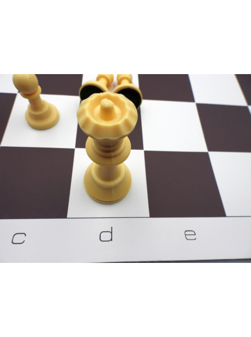 Vinyl chessboard 55 mm (brown)