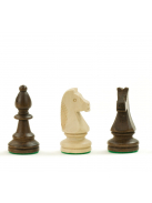 Tournament 6 Chess Pieces - 4 Queens - (natural/brown)