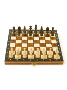 Wooden boxed magnetic chess set