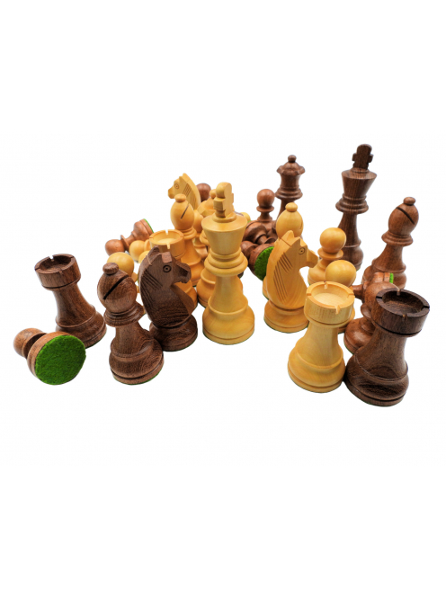 DELHI Classic Staunton Chess Pieces - 96mm King