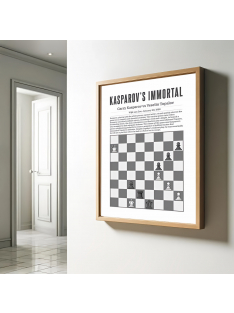   Garry Kasparov vs Veselin Topalov – Kasparov's Immortal Chess Poster