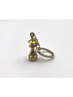 QUEEN - Gold-colored metal keychain