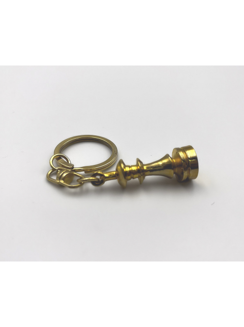 QUEEN - Gold-colored metal keychain