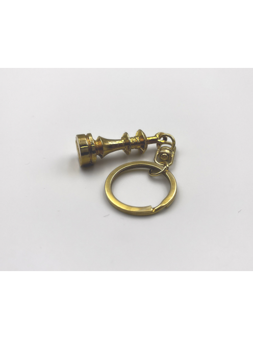 QUEEN - Gold-colored metal keychain