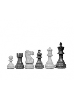 Wooden chess pieces